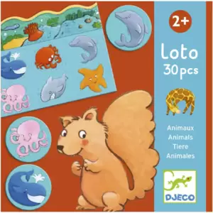 Настольная игра Djeco Лото. Животные 08120 фото