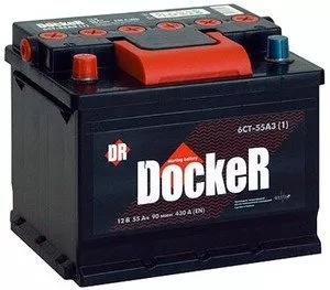 Аккумулятор DOCKER 6СТ-60 R (60Ah) фото