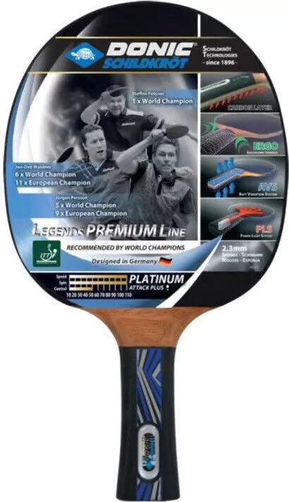 Ракетка для настольного тенниса Donic-Schildkrot Legends 754432 (платина) фото