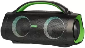 Беспроводная колонка Doss Extreme Boom Pro (черный/зеленый) фото