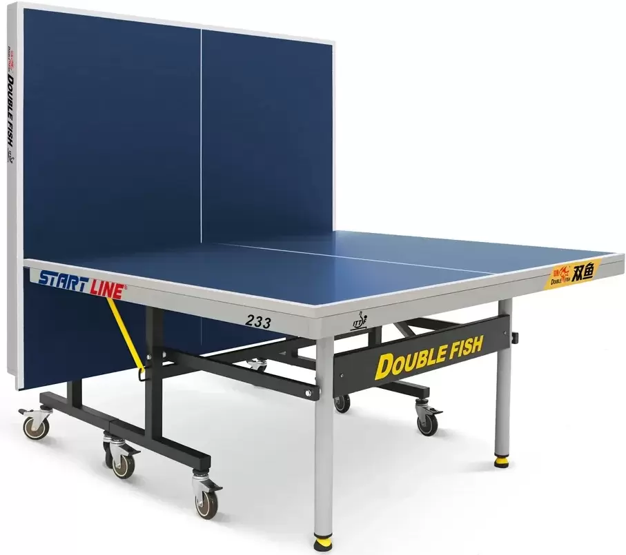 Теннисный стол Double Fish 233 (Cиний) фото