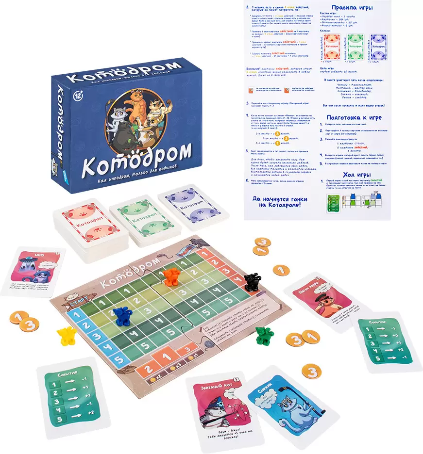 Настольная игра Dream Makers Котодром 2422C фото