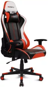 Кресло Drift DR175 PU Leather (Black Red White) фото