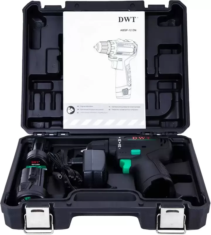 Аккумуляторная дрель-шуруповерт DWT ASBP-12DN-2 фото