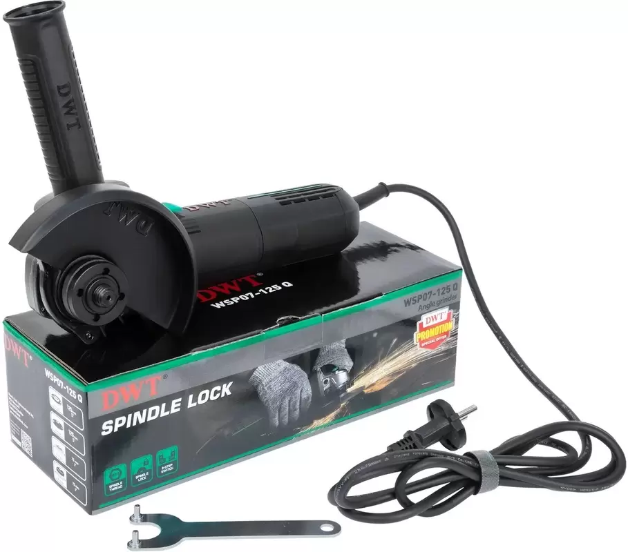Углошлифовальная машина DWT WSP07-125 Q фото