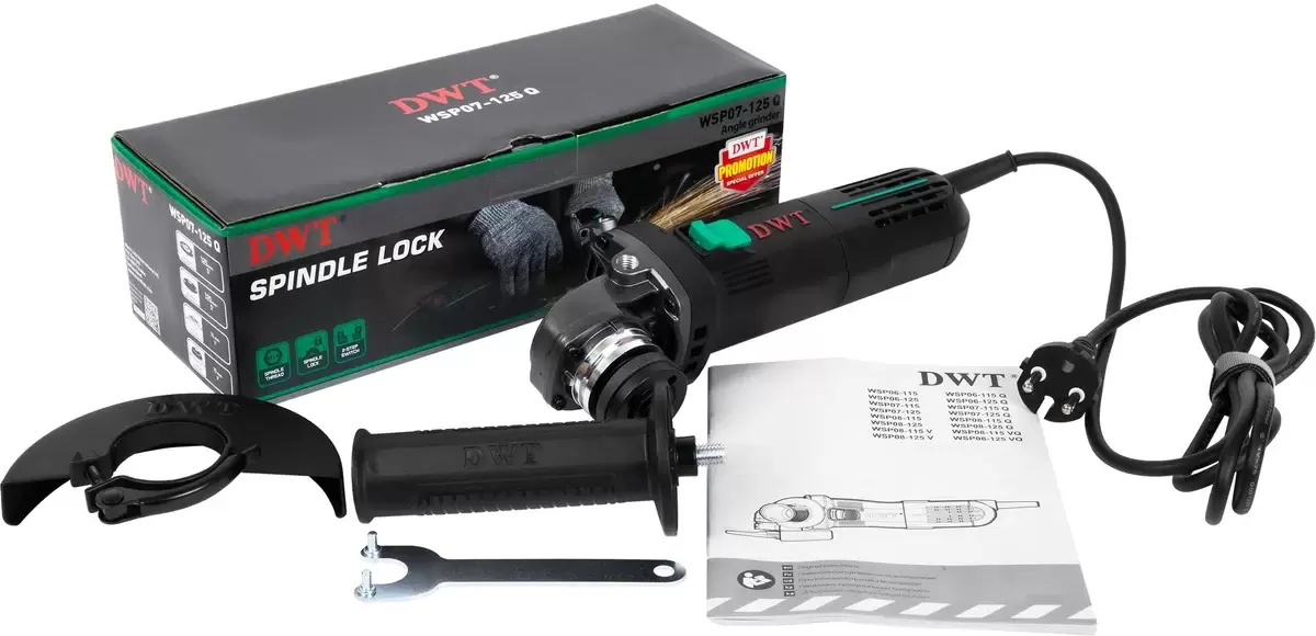 Углошлифовальная машина DWT WSP07-125 Q фото