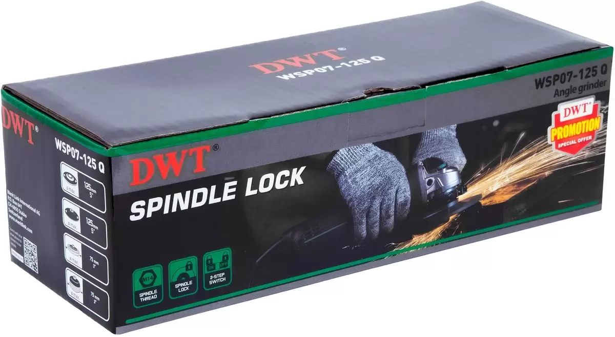 Углошлифовальная машина DWT WSP07-125 Q фото