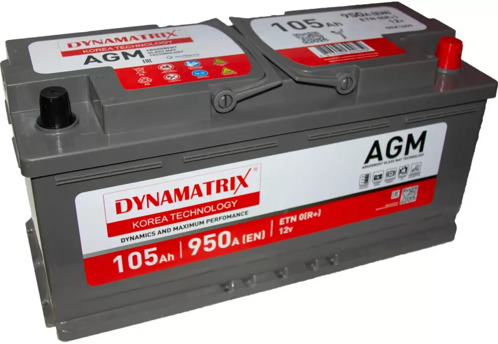 Dynamatrix AGM ETN 0 R+ DEK1050 (105Ач)