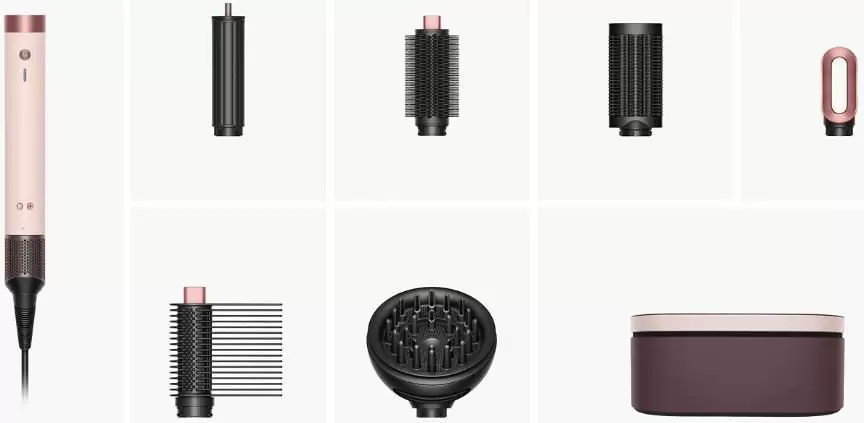 Фен-стайлер Dyson Airwrap Co-anda2x HS09 Curly+Coily (керамический розовый/розовое золото) фото