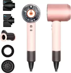 Фен Dyson HD16 Supersonic Nural Straight+Wavy (керамический розовый/розовое золото) фото