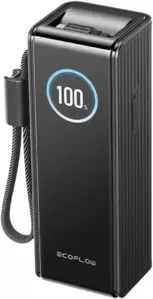 Портативное зарядное устройство EcoFlow Rapid 25000mAh (с кабелями 100 Вт, 170 Вт, черный) фото