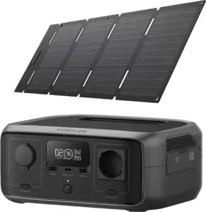 Портативная зарядная станция EcoFlow River 3 UPS Solar Kit фото