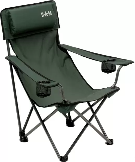 DAM Foldable Chair with Bottle Holder
