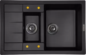 Кухонная мойка Ecoshtein Rechteck 781.5 (антрацит) фото