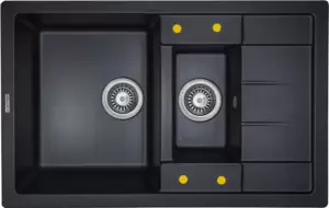 Кухонная мойка Ecoshtein Rechteck 781.5 (черный) фото