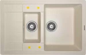 Кухонная мойка Ecoshtein Rechteck 781.5 (капучино) фото