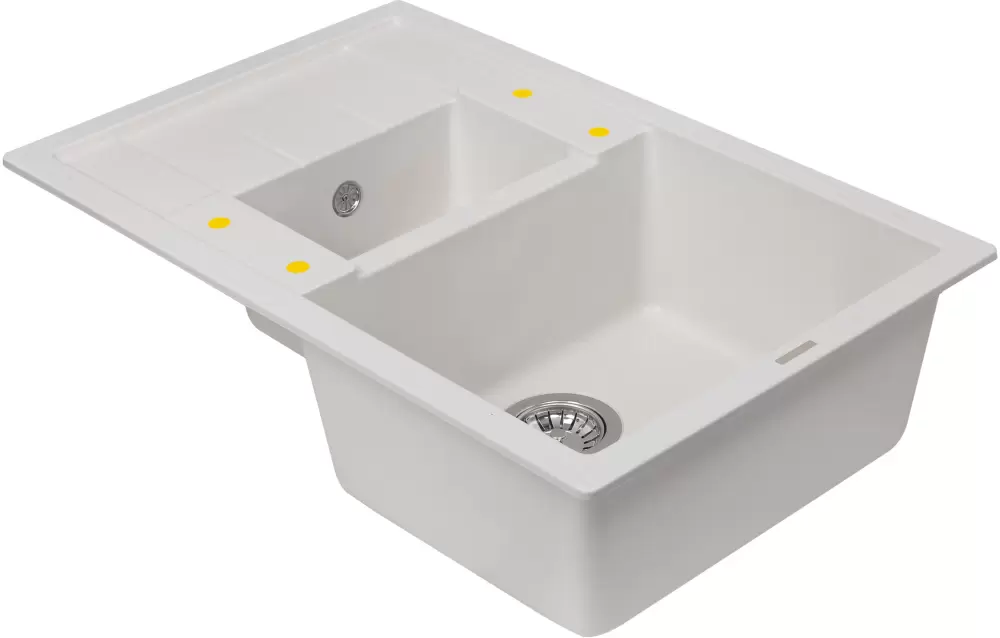 Кухонная мойка Ecoshtein Rechteck 781.5 (латте) фото