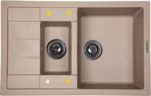 Кухонная мойка Ecoshtein Rechteck 781.5 (песочный) фото