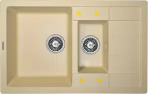 Кухонная мойка Ecoshtein Rechteck 781.5 (шампань) фото