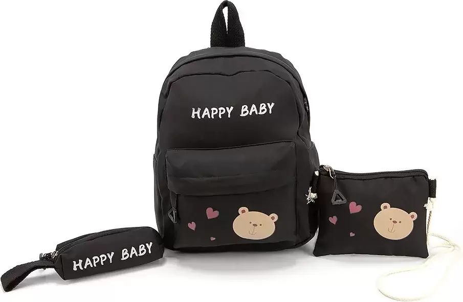 Ecotope С пеналом и сумочкой 287-2005-BLK (черный)