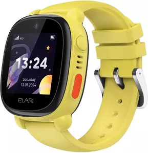 Детские умные часы Elari KidPhone 4G Lite (желтый) фото