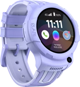 Детские умные часы Elari KidPhone 4G Wink (сиреневый) фото
