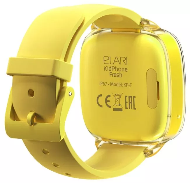 Детские умные часы Elari Kidphone Fresh (желтый) фото 4