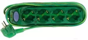 Удлинитель Electraline 62328 (1.5 м, зеленый) фото