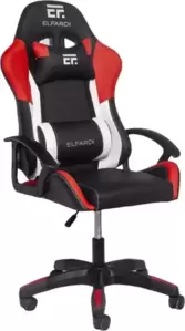 Игровое кресло Elfardi 602 (черный/красный) фото