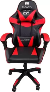 Игровое кресло Elfardi 730 (черный/красный) фото