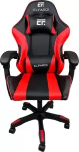 Игровое кресло Elfardi 737 (черный/красный) фото