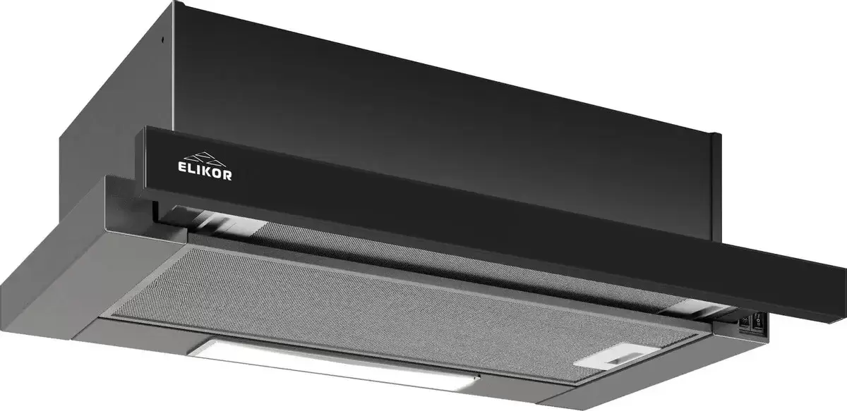 Elikor Slide 50П-1000 (черный/стекло черное)