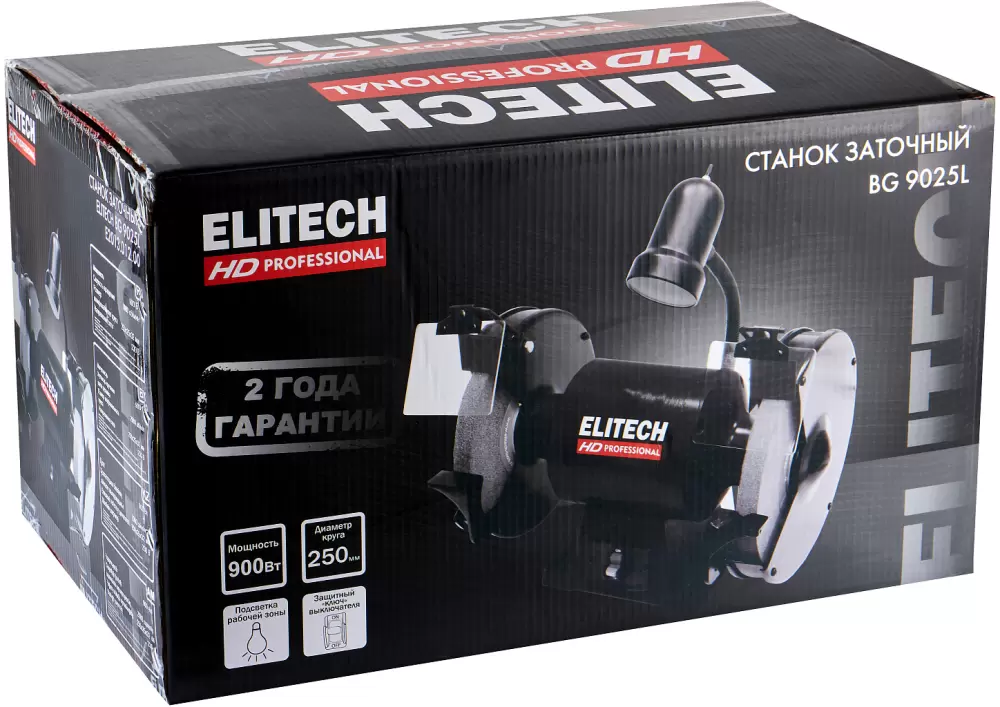 Заточный станок Elitech BG 9025L фото