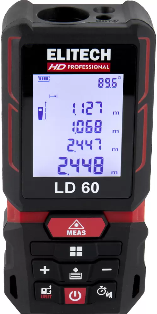 Лазерный дальномер Elitech LD 60 фото