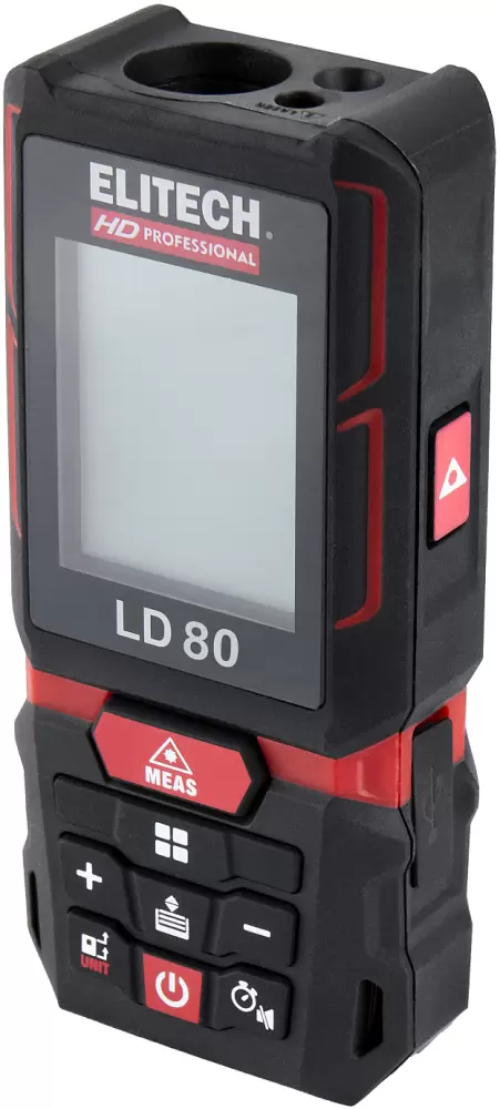 Лазерный дальномер Elitech LD 80 фото