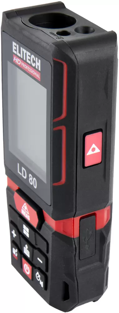 Лазерный дальномер Elitech LD 80 фото