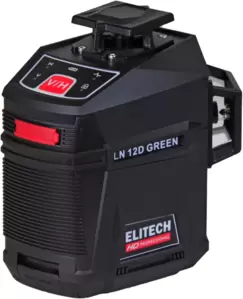 Лазерный нивелир Elitech LN 12D GREEN фото