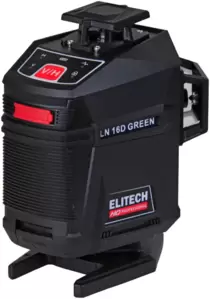 Лазерный нивелир Elitech LN 16D GREEN фото