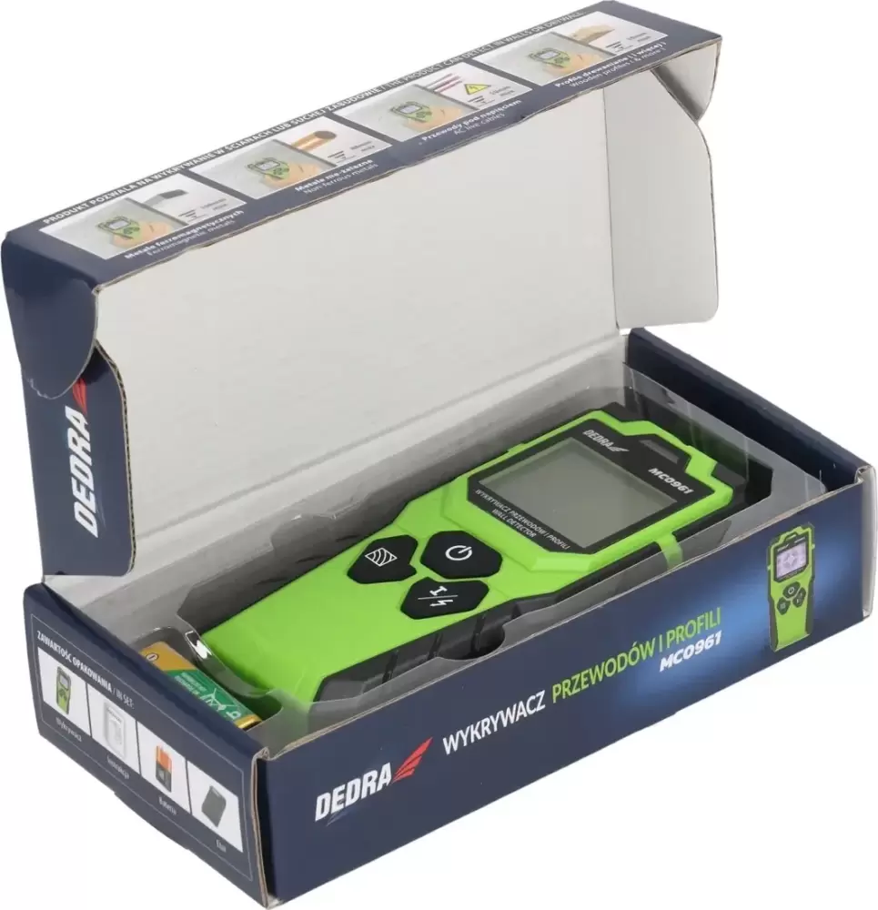 Детектор проводки Dedra MC0961 фото