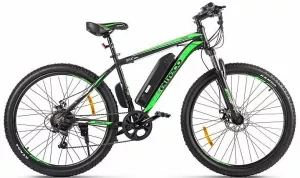 Электровелосипед Eltreco XT 600 D 2021 (черный/зеленый) фото