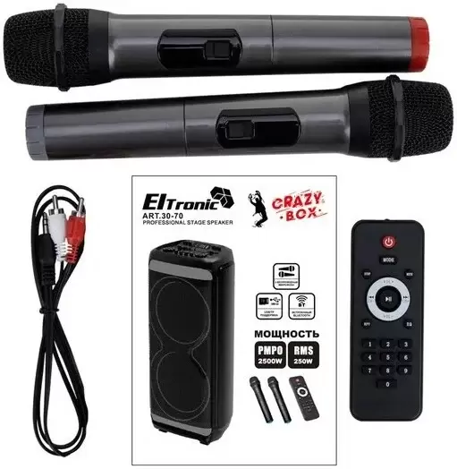 Колонка для вечеринок Eltronic 30-70 Crazy Box 2500 фото
