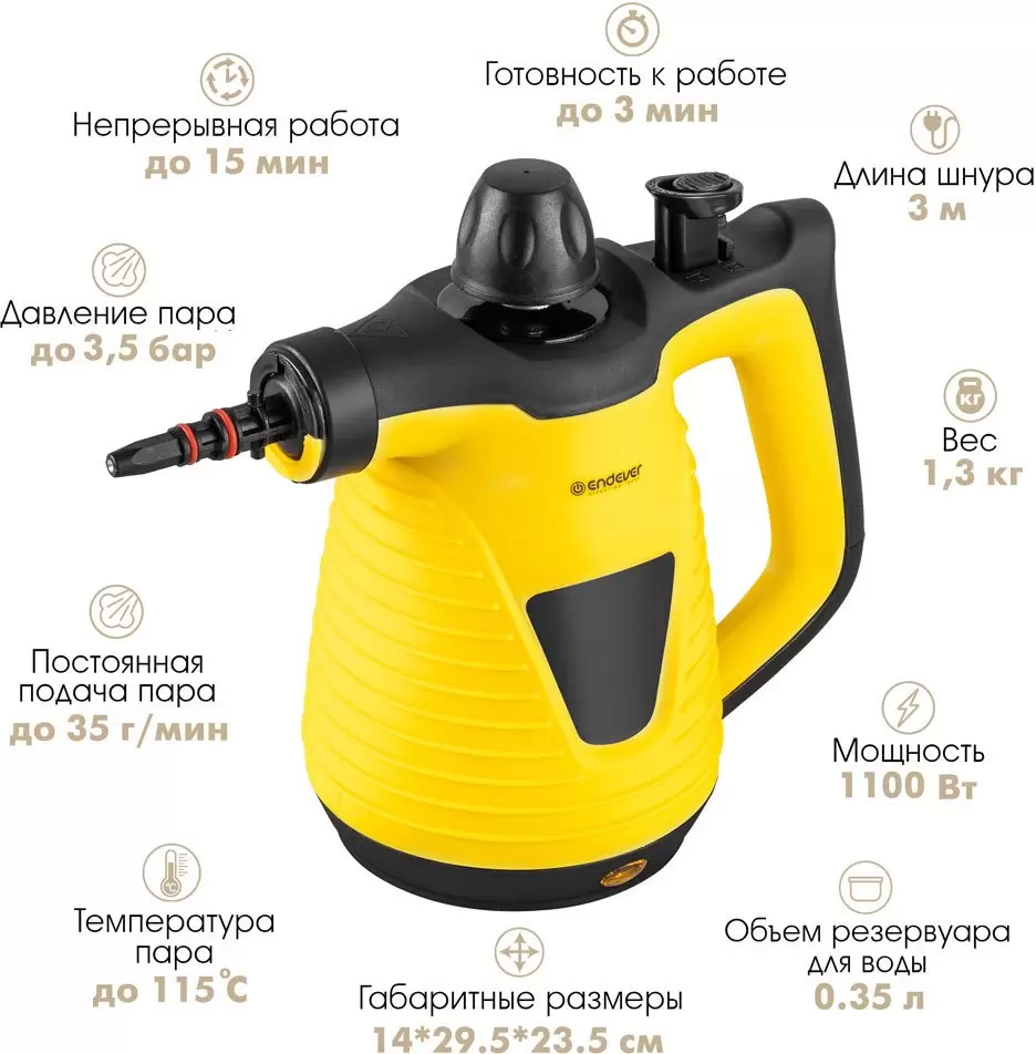 Отпариватель-пароочиститель Endever Odyssey Q-464 фото