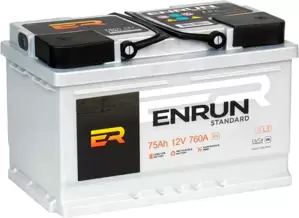 Аккумулятор ENRUN Standard R+ / ES750 (75Ah) фото