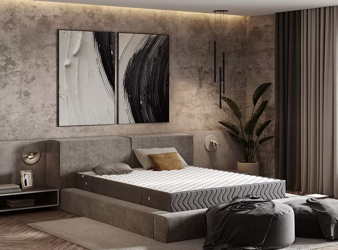 Матрас ЭОС Люкс Тип 37 110x200 жаккард Premium фото