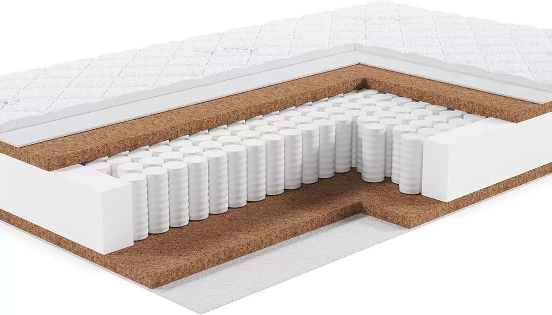 Матрас ЭОС Премьер Тип 3а 100x195 премиум чехол Adaptive фото