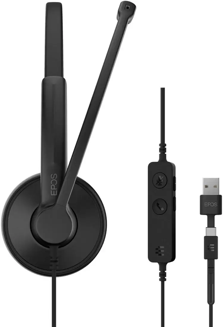 Наушники Epos Impact 100 UC Stereo USB-C+A фото 3