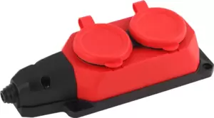 Колодка удлинителя ЭРА K-2e-RED-IP44 фото