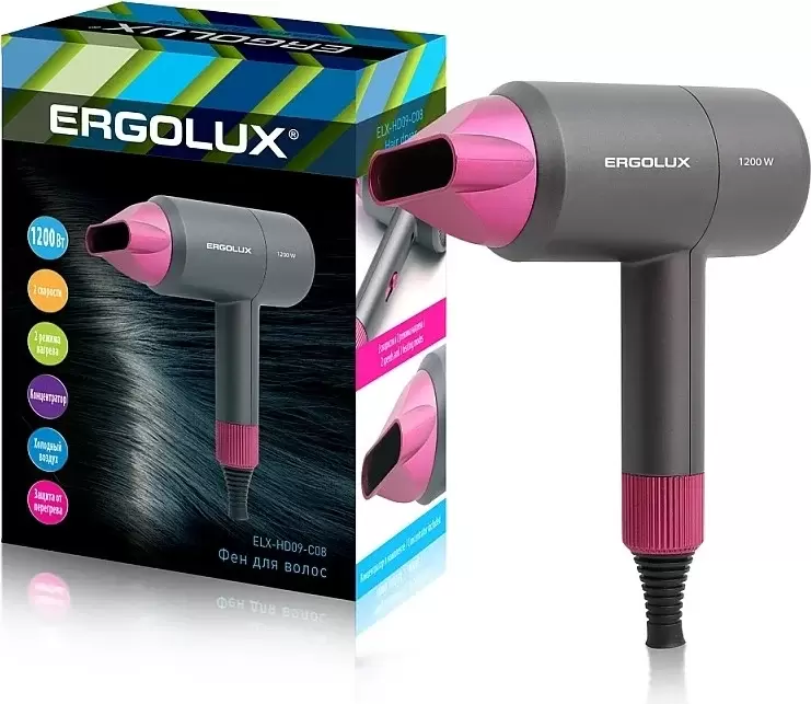 Фен Ergolux ELX-HD09-C08 фото