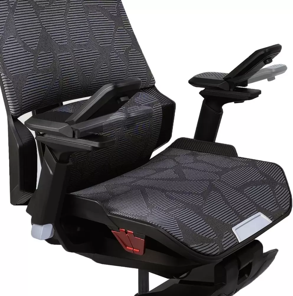 Игровое кресло ErgoSmart Bloodragon (черный/серебристый) фото 2