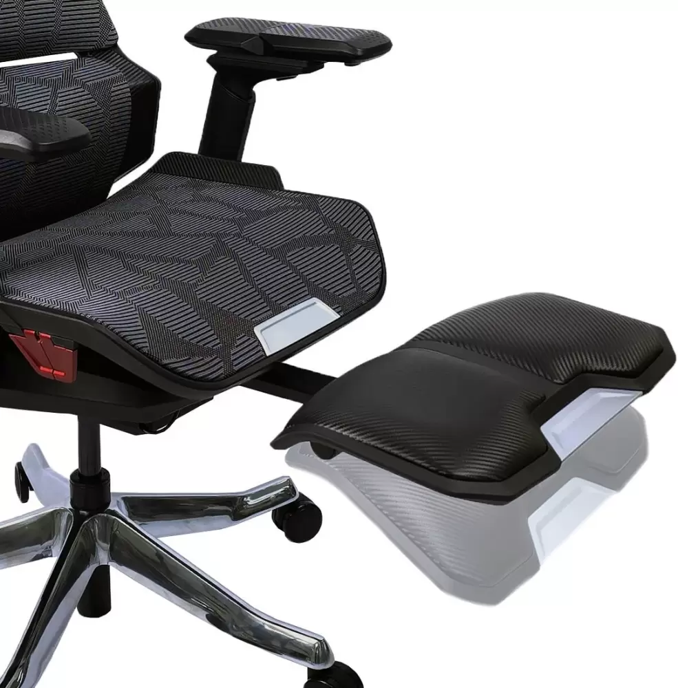 Игровое кресло ErgoSmart Bloodragon (черный/серебристый) фото 3